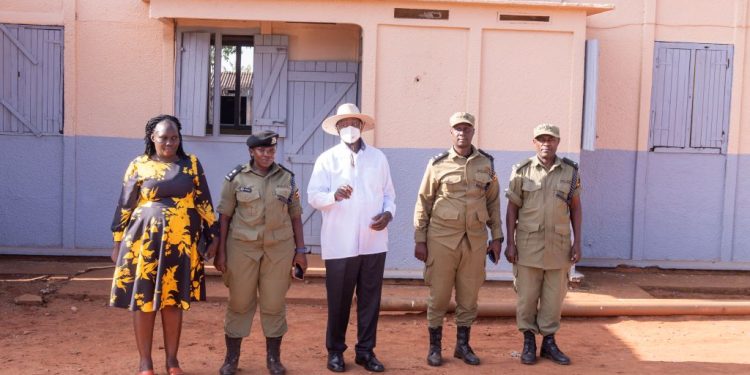 President Museveni Visits Isunga Subcounty Police Post as Part of PDM Tour in Bunyoro Sub-Region"