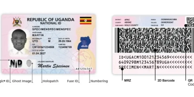 National Identity card NIRA