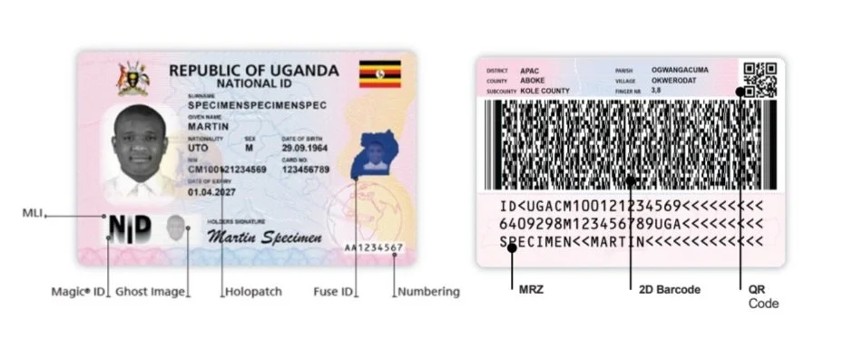 National Identity card NIRA